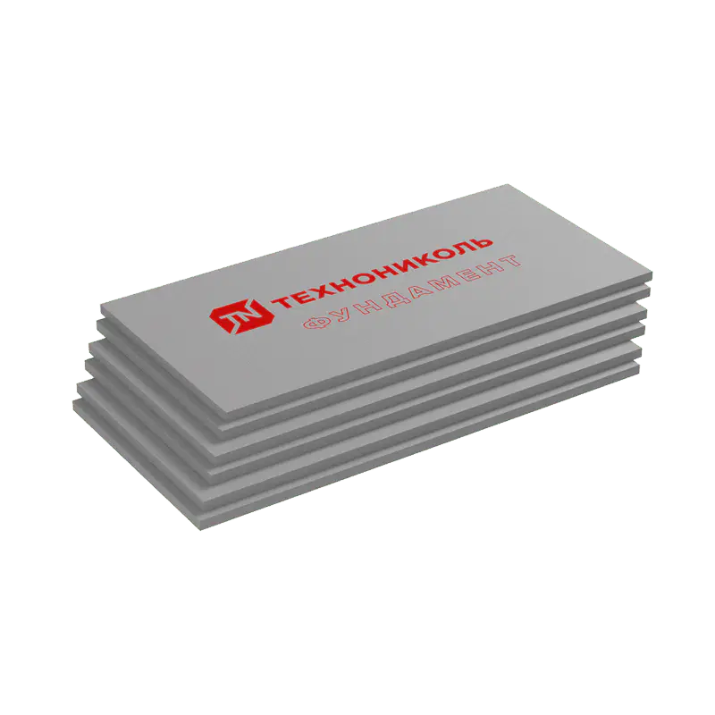 Экструзионный пенополистирол (XPS) ТЕХНОНИКОЛЬ ТЕХНОПЛЕКС ФУНДАМЕНТ 1180х580х50 мм, L-кромка, 8 шт-mini