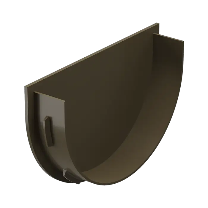 Заглушка воронки Docke Premium каштан (RAL 8017)-mini