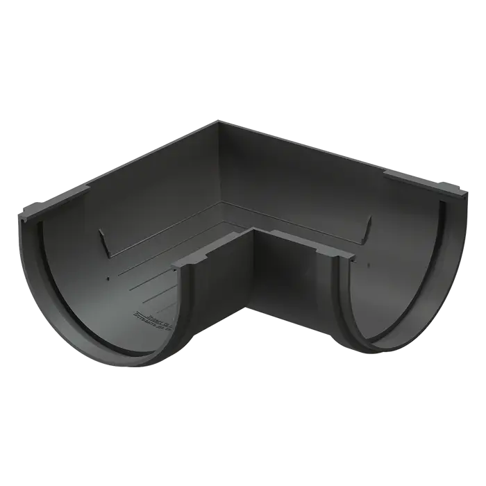 Угол желоба 90° Docke Premium графит (RAL 7024)-mini