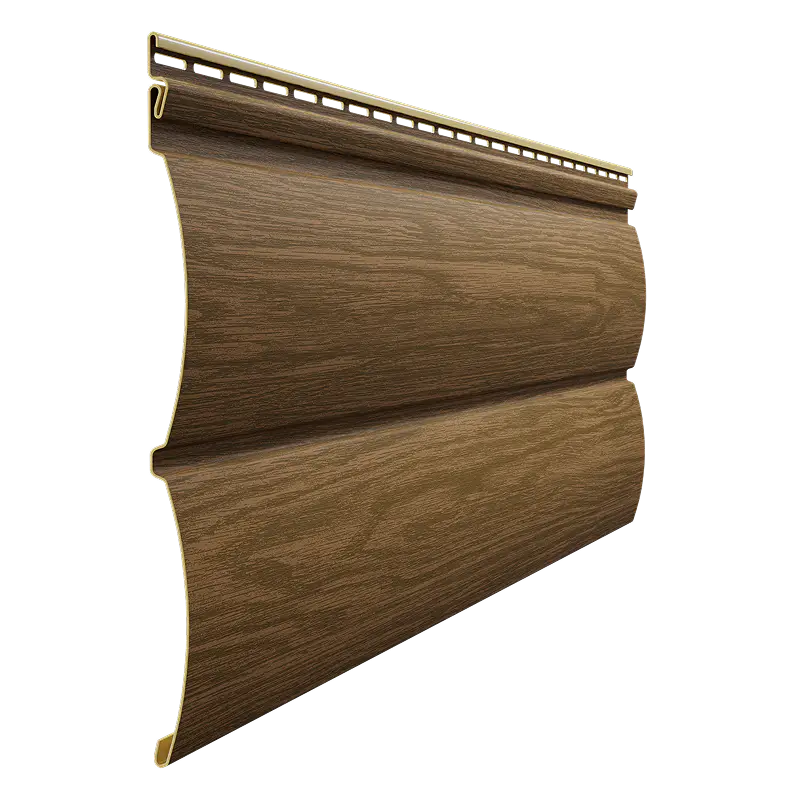 Виниловый сайдинг Блок-Хаус D4.7T Монреаль Docke Lux 3.6 м, Миндаль-mini