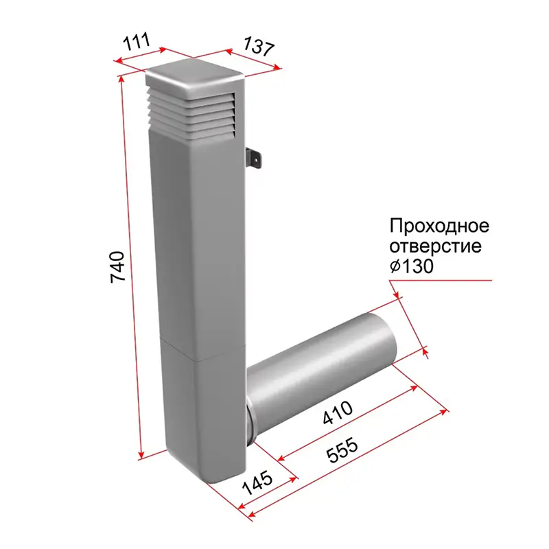 Цокольный дефлектор ТЕХНОНИКОЛЬ-mini
