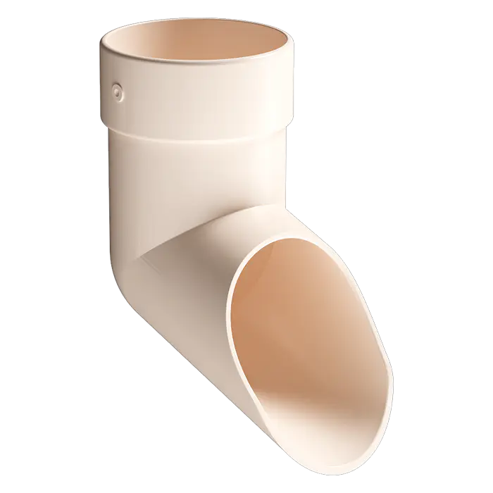 Наконечник для водосточной трубы Docke Lux латте (RAL 1015)-mini
