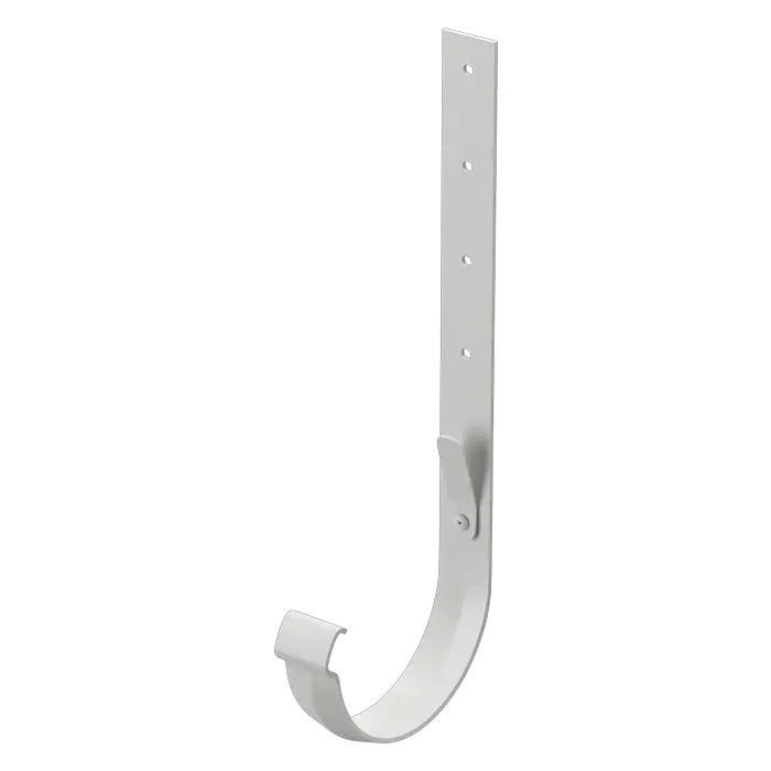 Кронштейн желоба металлический Docke Lux пломбир (RAL 9003)-mini