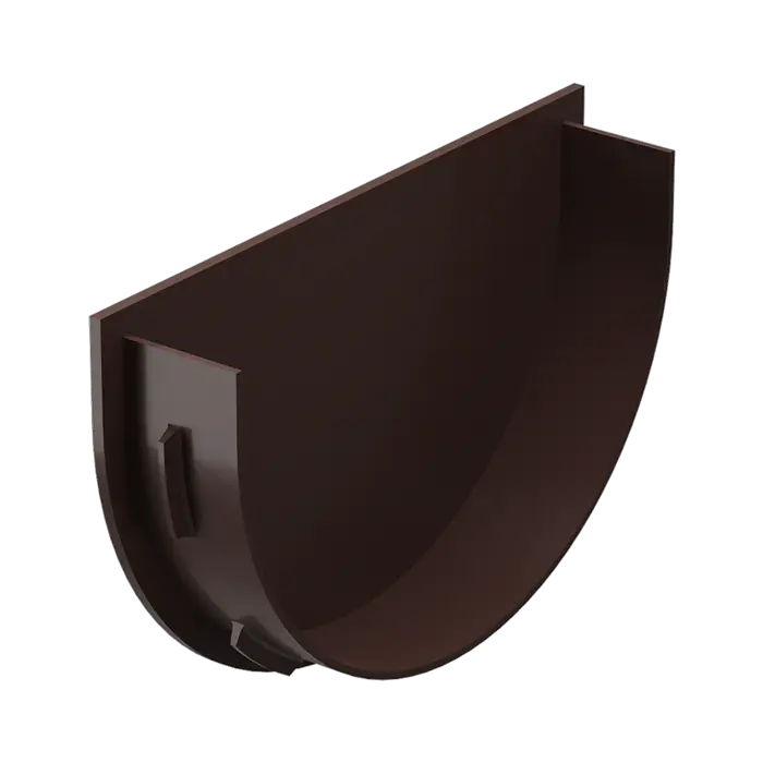 Заглушка воронки Docke Premium шоколад (RAL 8019)-mini