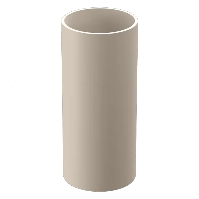 Труба водосточная 3 м Docke Lux латте (RAL 1015)-mini