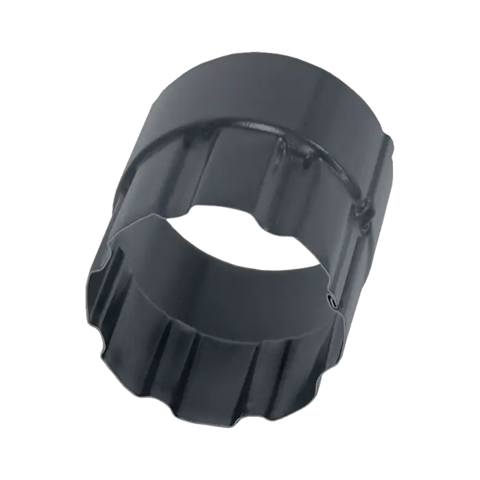 Соединитель трубы 100 мм Grand Line PU Matt 150/100 мм, RAL 7024-mini