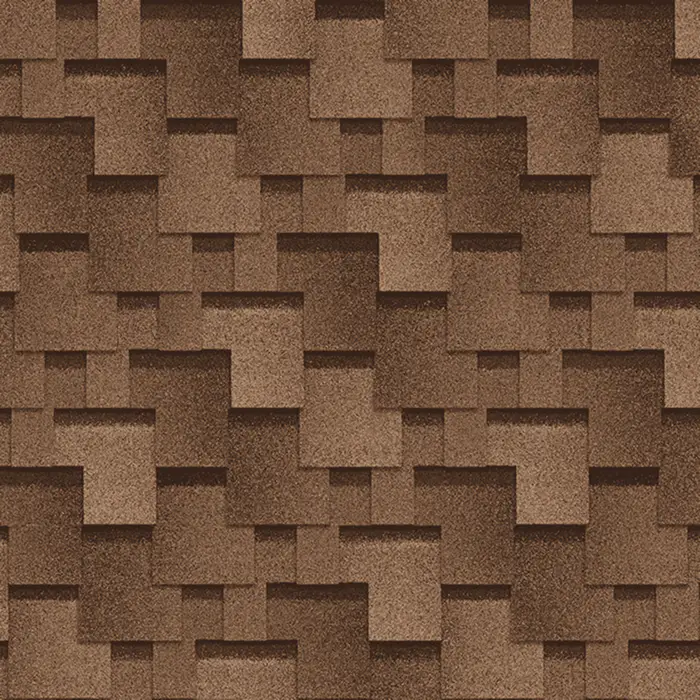Гибкая черепица SHINGLAS Фокстрот, Сандал-mini