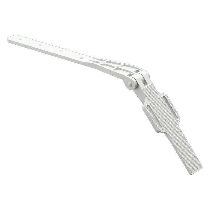 Крепление регулируемое для кронштейна желоба Docke Premium пломбир (RAL 9003)-mini