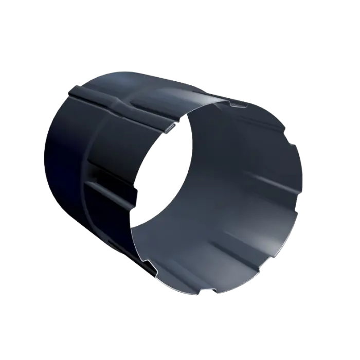 Соединитель трубы 100 мм Grand Line PU 150/100 мм, RAL 7024-mini