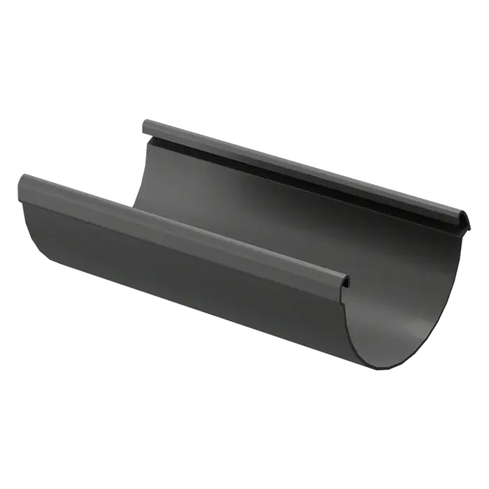 Желоб водосточный 3 м Docke Lux графит (RAL 7024)-mini