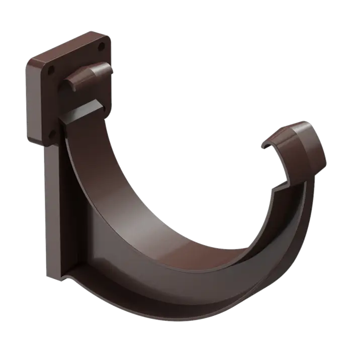 Кронштейн желоба Docke Lux шоколад (RAL 8019)-mini