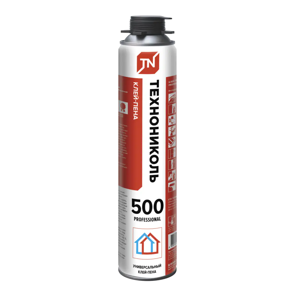 Клей-пена универсальная ТЕХНОНИКОЛЬ 500 PROFESSIONAL, 1000 мл-mini
