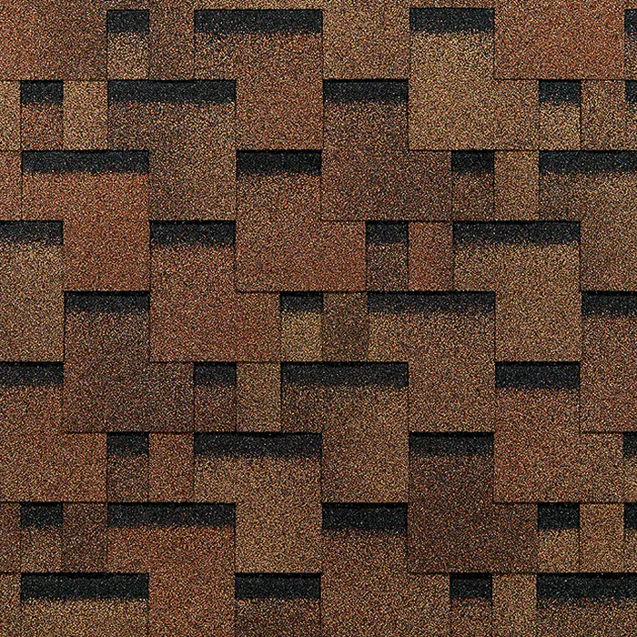 Гибкая черепица Docke Eurasia, Лабиринт, Светло-коричневый-mini