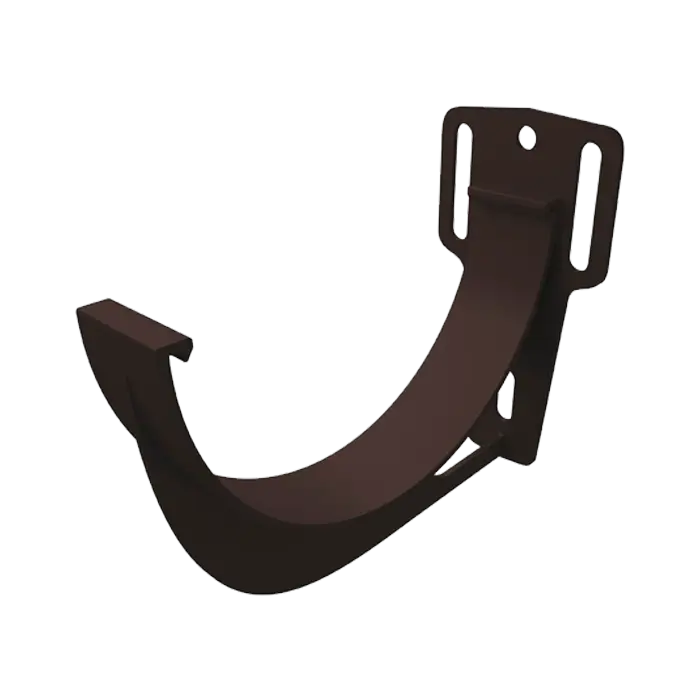 Кронштейн желоба slider Grand Line Классика 120 ПВХ коричневый (RR 32)-mini