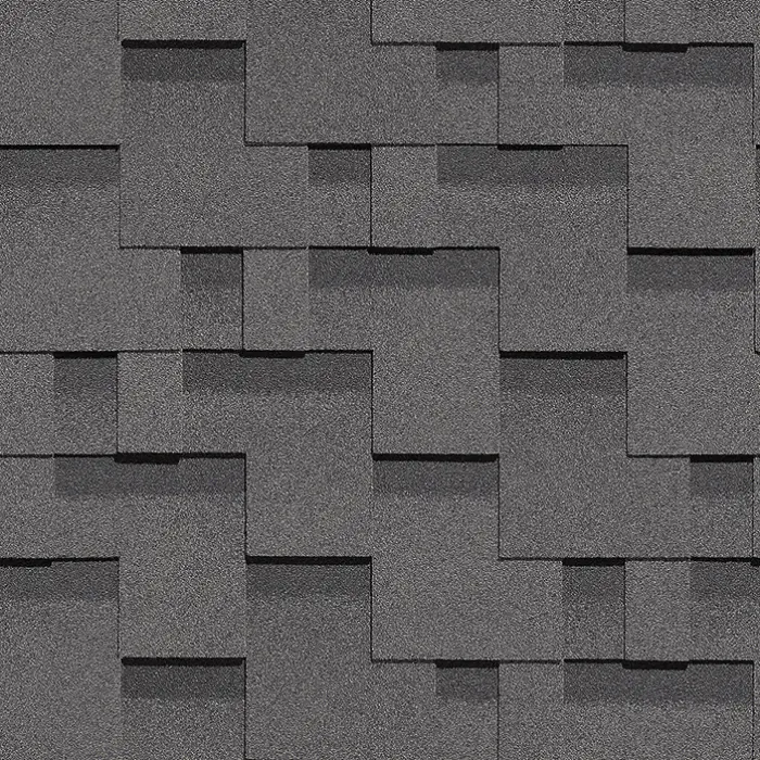 Гибкая черепица Docke Standard, Тетрис, Серый-mini