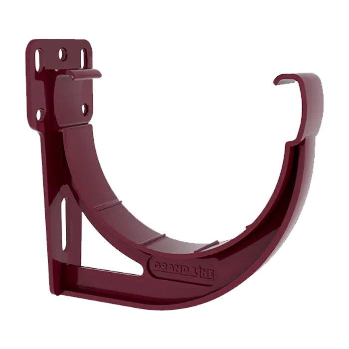 Кронштейн желоба slider Grand Line Дизайн 135 ПВХ бордо (RAL 3005)-mini