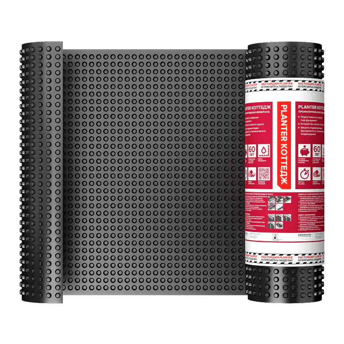 Мембрана профилированная PLANTER Коттедж, 1х8 м-mini