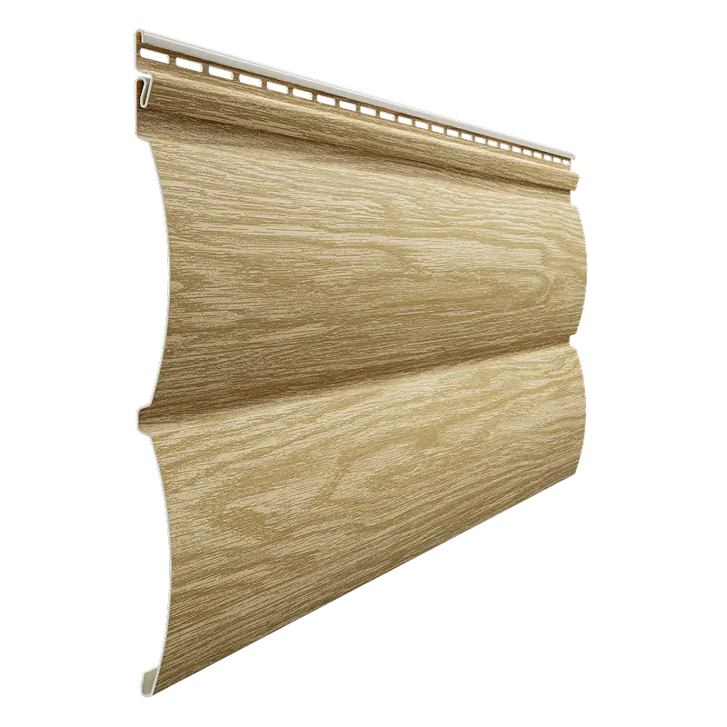 Виниловый сайдинг Блок-Хаус D4.7T Монреаль Docke Lux 3.6 м, Зрелый каштан-mini