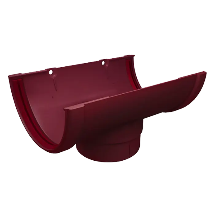Воронка желоба Grand Line Классика 120 ПВХ бордо (RAL 3005)-mini