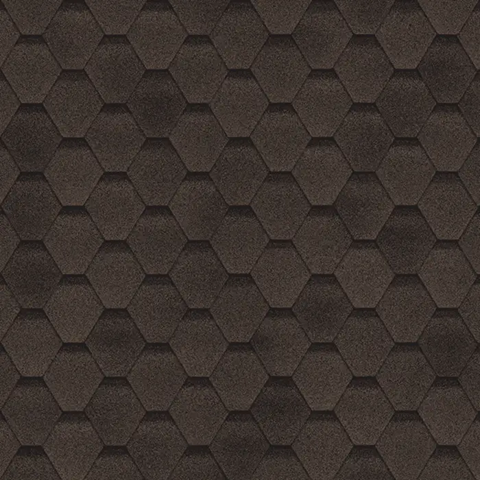 Гибкая черепица SHINGLAS Финская, Соната, Коричневый-mini