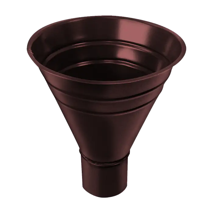 Воронка водосборная большая Grand Line PU 300/100 мм, RAL 8017-mini