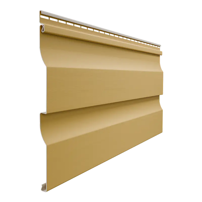 Виниловый сайдинг Корабельный брус D4.5D PASTEL Docke Premium 3.6 м, Карамель-mini