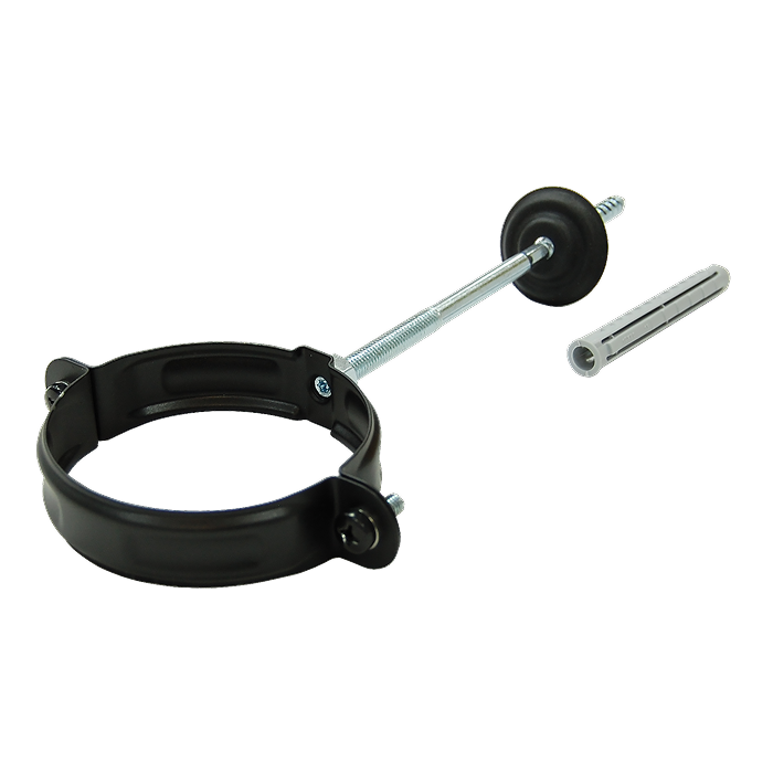 Хомут трубы  Grand Line PU Matt 125/90, RAL 9005-mini