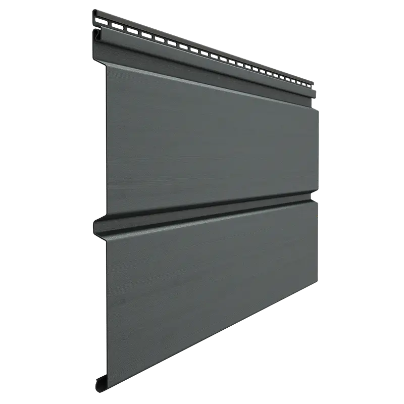 Виниловый сайдинг Брус D6S INTENSIVE Docke Premium 3.6 м, Графит-mini