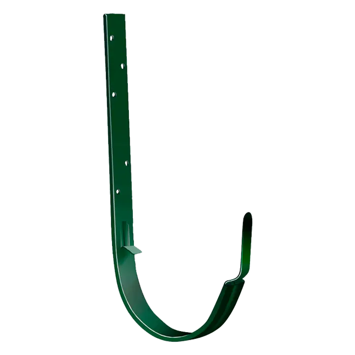 Кронштейн желоба Grand Line Классика 120 ПВХ металлический зелёный (RAL 6005)-mini