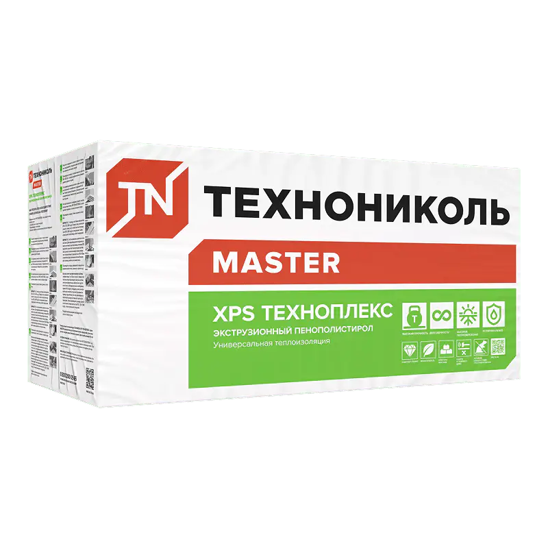 Экструзионный пенополистирол (XPS) ТЕХНОНИКОЛЬ ТЕХНОПЛЕКС 1180х580х100 мм, L-кромка, 4 шт-mini