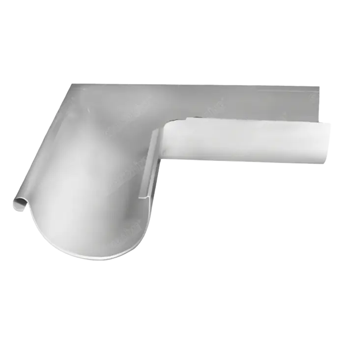 Угол желоба внешний 90° Grand Line PU 150/100 мм, RAL 9003-mini