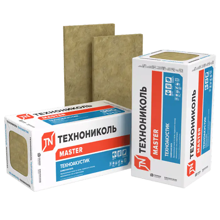 Звукоизоляция Техноакустик, 1200х600х50 мм, (12 плит, 8.64 кв.м)-mini