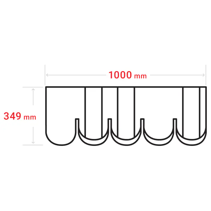 Гибкая черепица SHINGLAS Атлантика, Мадейра-mini