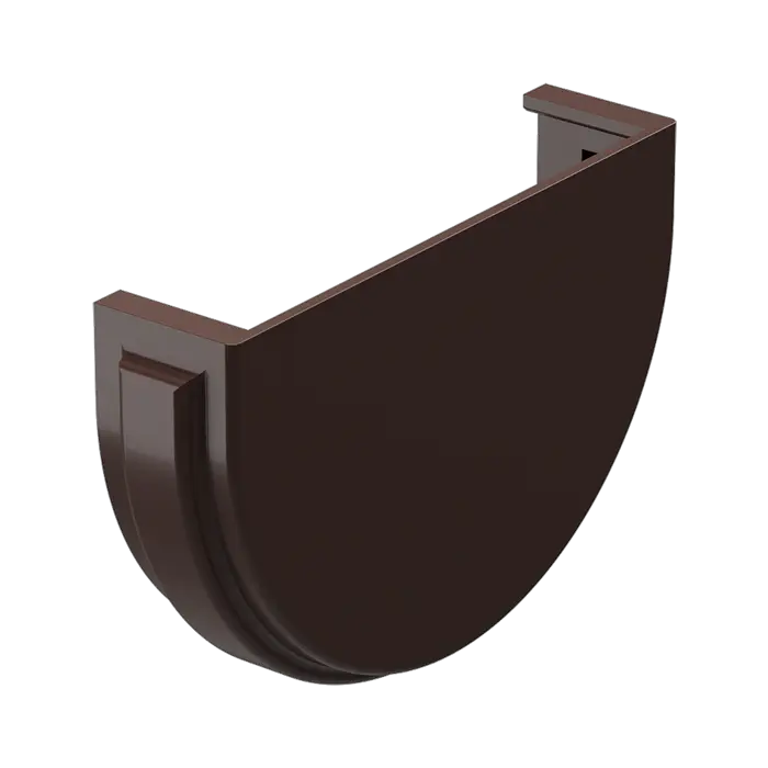Заглушка желоба Docke Premium шоколад (RAL 8019)-mini
