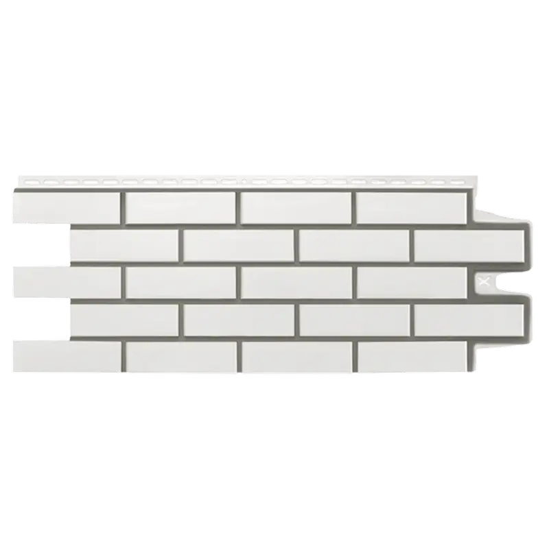 Фасадная панель Grand Line Клинкерный кирпич, Design, Молочный со швом RAL 7006-mini