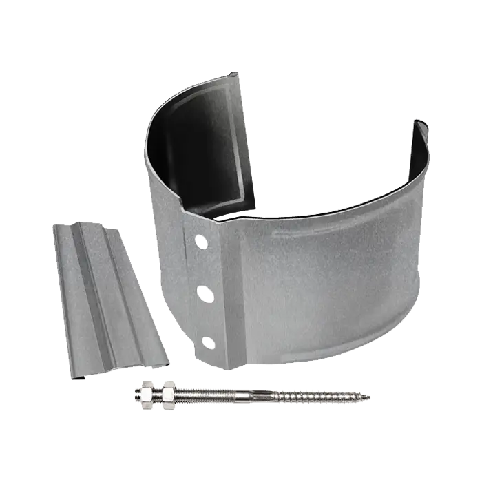 Кронштейн трубы на кирпич Grand Line PE 125/90 мм, Zn-mini