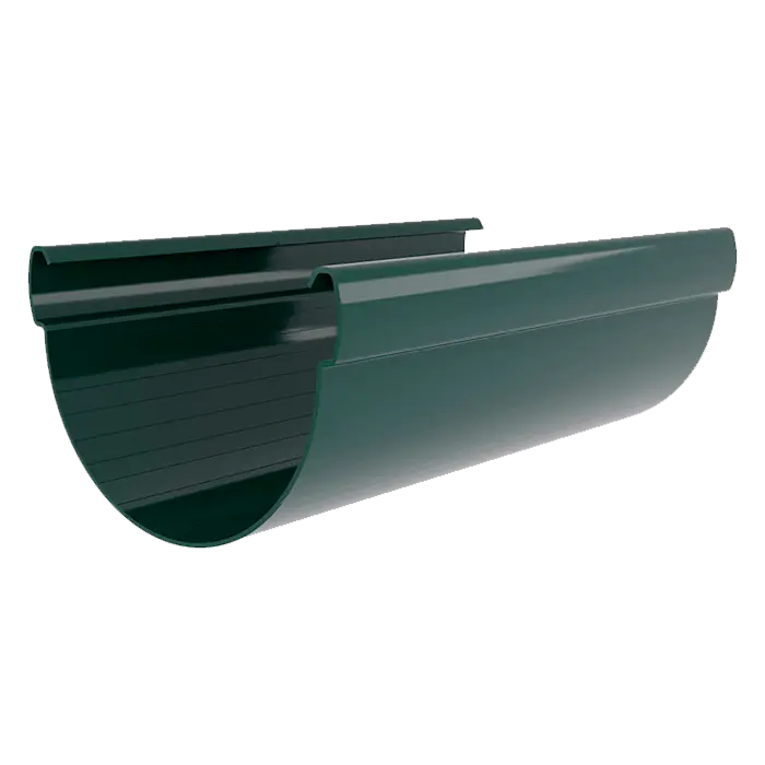 Желоб Grand Line Дизайн 135 ПВХ 3м зелёный (RAL 6005)-mini