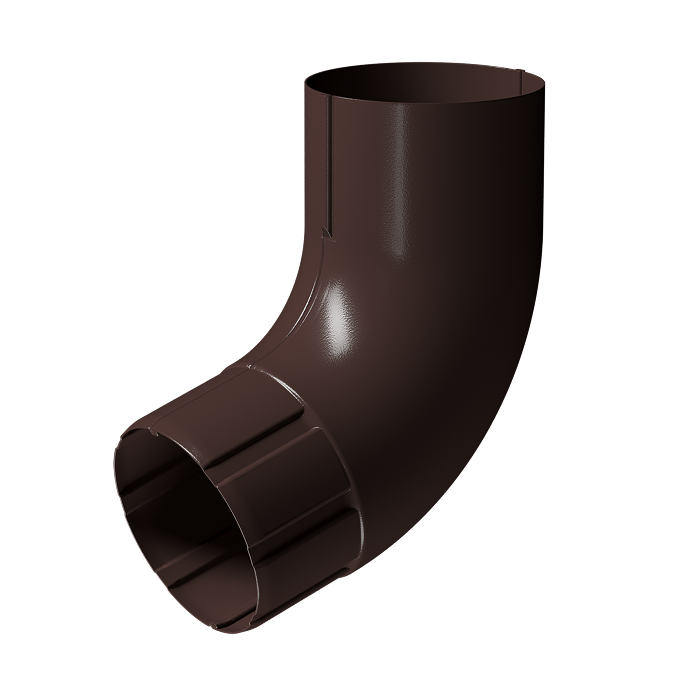 Колено водосточной трубы Docke Stal Premium, RAL 8019-mini